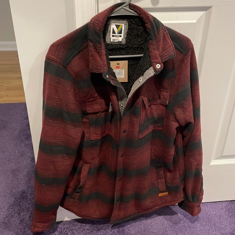 Men’s Flannel Fuzzy Shacket
